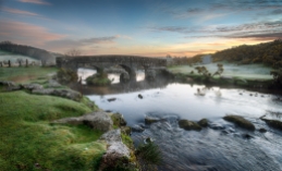 Bellever Bridge on Dartmoor National Park in Devon